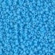 Miyuki rocailles Perlen 11/0 - Matted opaque turquiose blue 11-413F